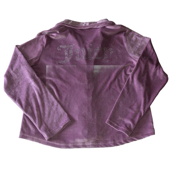 Juicy Couture Sleepwear Women’s Pajama Button Up Top L/S Mauve Muse Medium NWT - Picture 2 of 12